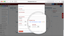 Calendar The Legal Assistant